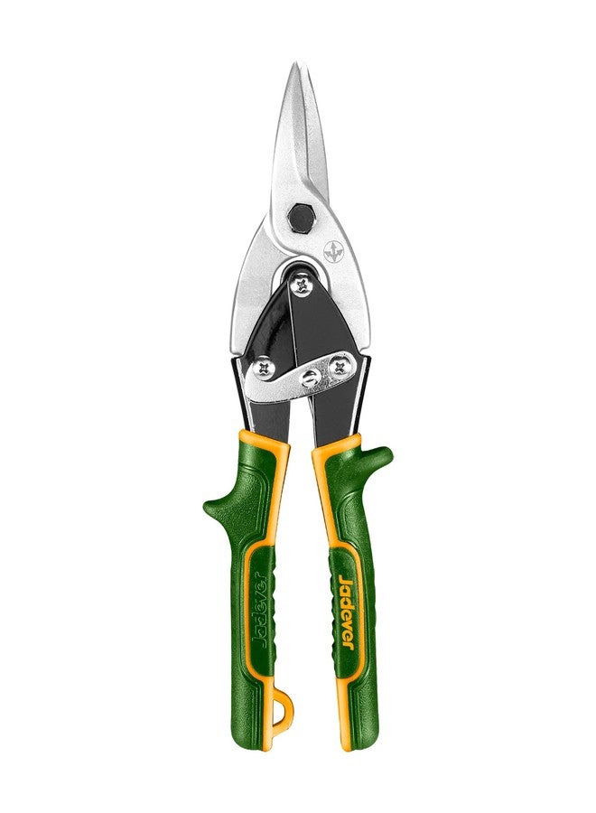 Jadever 10-Inch Aviation Snip, Straight Tin Snip for Cutting Metal Sheet - Image 1
