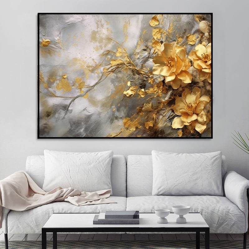 Marktna Canvas painting with a fine art design and a hollow frame, measuring (60×40), one piece - Image 3