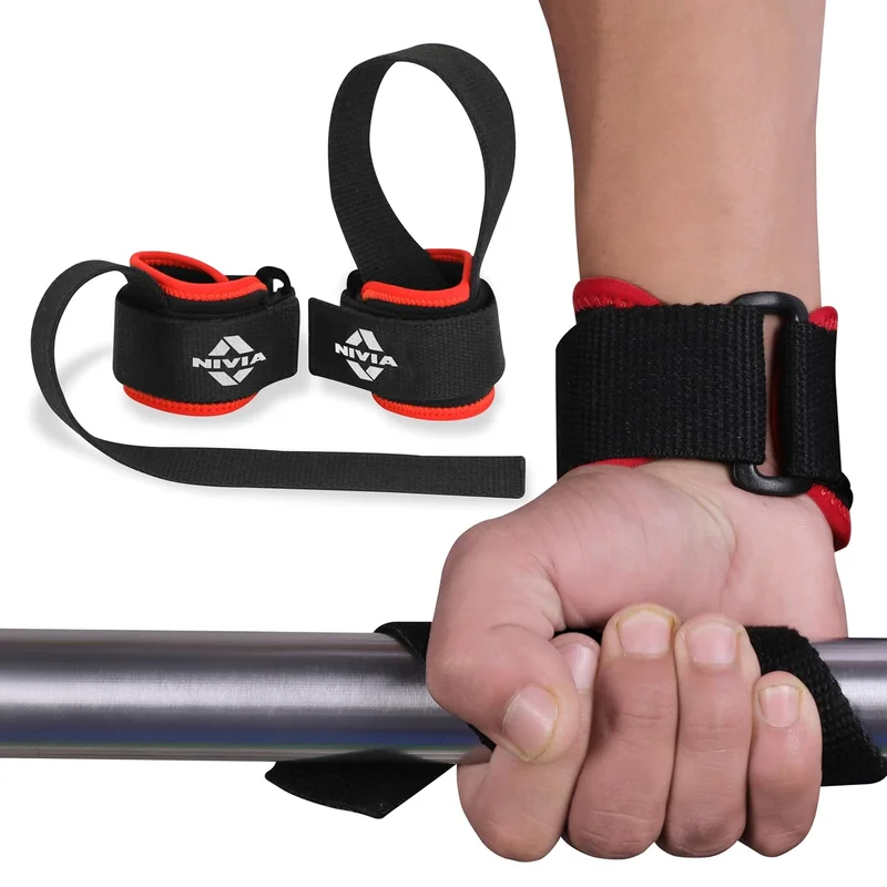 نيفيا Nivia Fitness Weight Lifting Wrist Straps