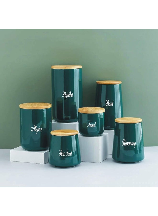 بريميفي 214 ملصقات مطبخ، ملصقات مخزن باللونين الأبيض والأسود - ملصقات للبرطمانات، ملصقات التوابل/الأطعمة، ملصقات برطمانات مكتوب عليها نص مقاوم للماء، ملصقات تنظيم المطبخ للأكواب الزجاجية والحاويات والصناديق - Image 5