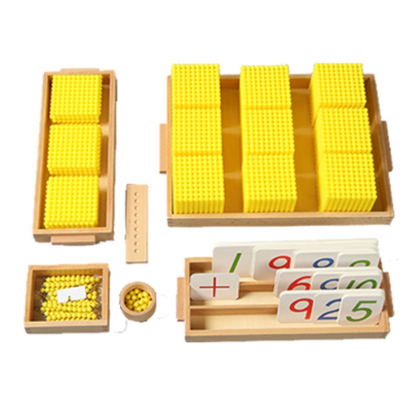 Montessori Teaching Aids Decimal Bank Game Montessori Teaching Aids Toddler Educational Early Education Toys 0-3 Years Old - Image 1