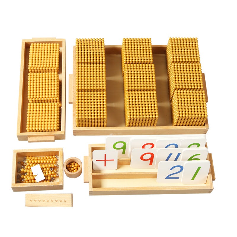Montessori Teaching Aids Decimal Bank Game Montessori Teaching Aids Toddler Educational Early Education Toys 0-3 Years Old - Image 3