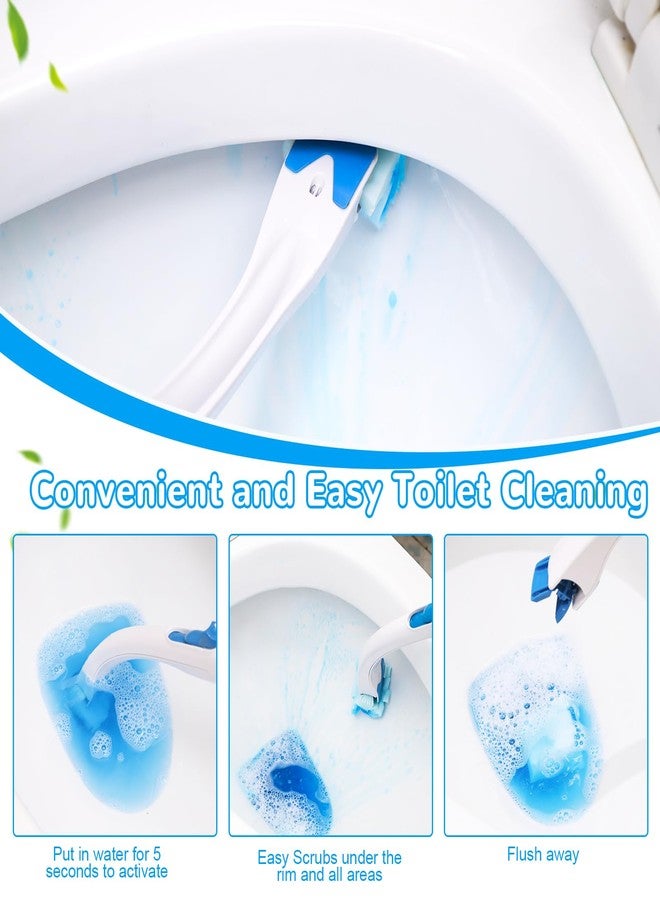 Effacera 48 Count Flushable Toilet Refills, Disposable Toilet Bowl Paper Bulk, Fresh Flushable Toilet Brush Refill Pads for Toilet and Bathroom, Toilet Brush Accessories (No Handle) - Image 3
