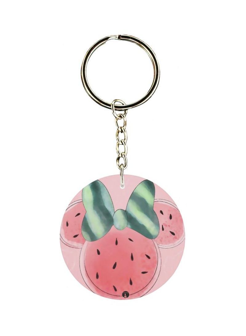 Watermelon Printed Keychain