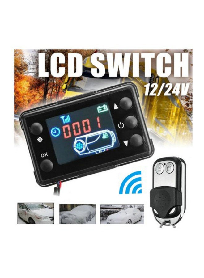 Parking Heater Lcd Switch Triangle Plug 12v24v Universal Lcd Switch