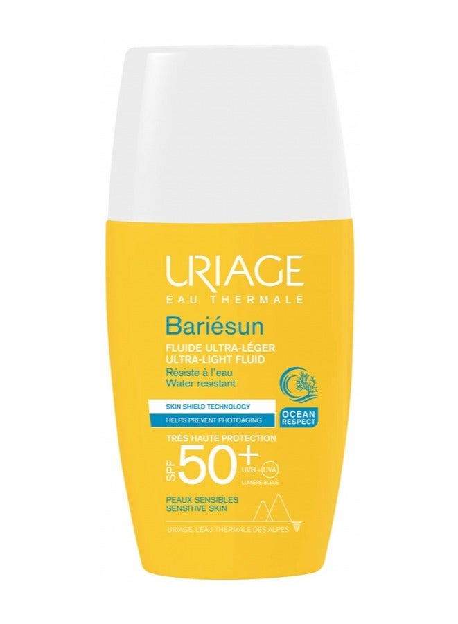 Uriage باريسن سائل حماية من الشمس خفيف للغاية SPF50+ 30 مل - Image 1