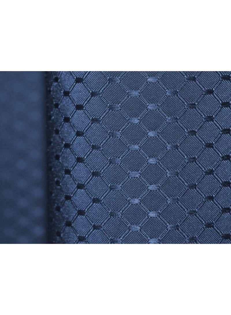 Rubik ستارة دش مميزة مقاومة للماء من قماش بوليستر سميك متينة مقاومة للعفن والبقع ستارة أنيقة (زرقاء، 200 × 180 سم) - Image 2