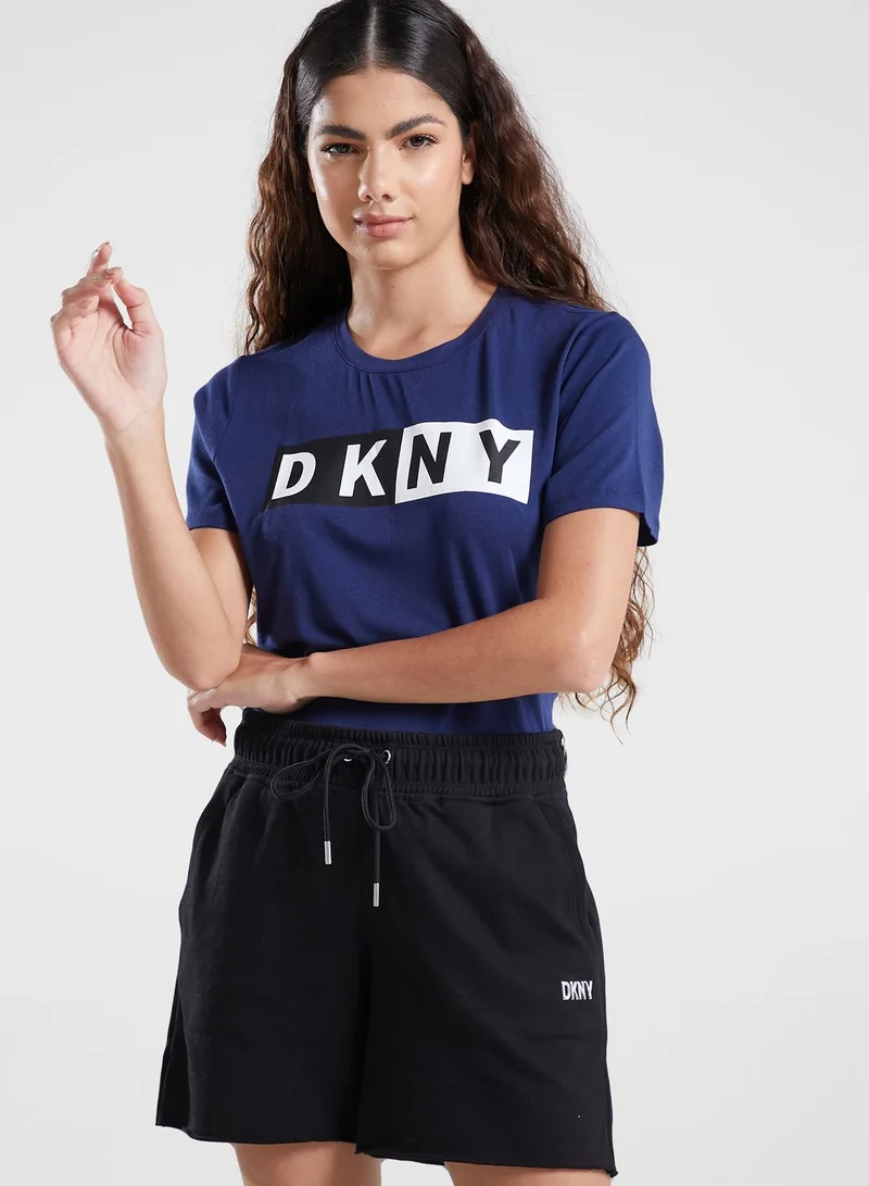 DKNY Crew Neck Logo T-Shirt