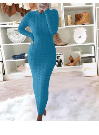 Autumn Winter New Fashion Twist Wool Dress - pzsku/ZA6960CEF5A8433CBC82CZ/45/_/1665802171/bcd95644-9474-4e57-af24-a35b400e3326