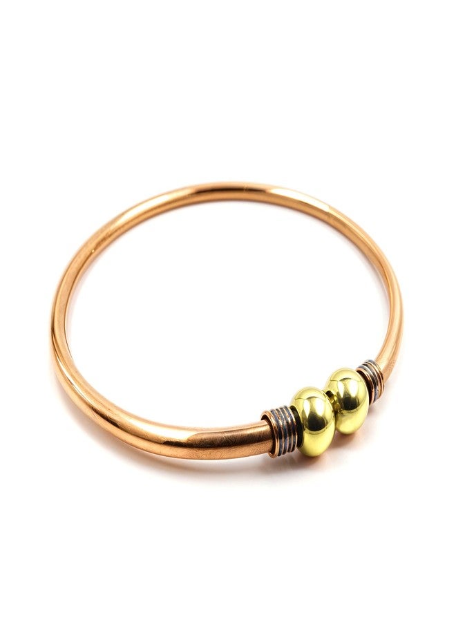 SHINDE EXPORTS adjustable pure copper leg anklet bracelet kada for men and women indian jewelry (40gms 5mm rod) - Image 1