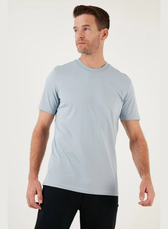 Buratti Cotton Regular Fit Crew Neck Basic T Shirt Men's T SHIRT 59020201