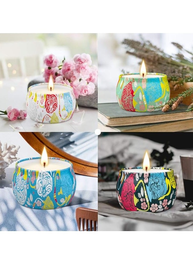 Generic Scented Candles Gifts For Women, 4 Pieces Scented Candles Gift Set, Soy Wax Aromatherapy Candles, Candle Set Are Easy To Carry For Stress Relief Of The Body For Women, Christmas, Mother'S Day  - Image 1
