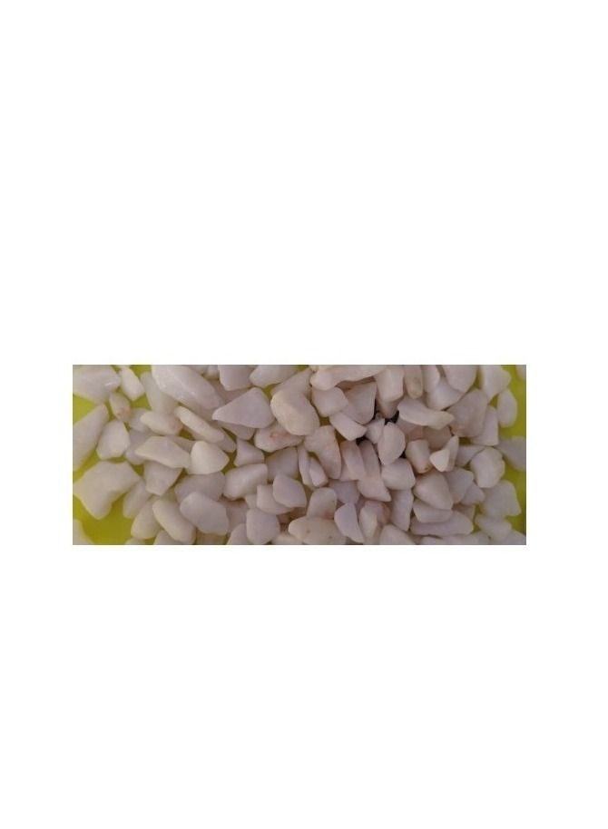 Aquarium Chips Natural Gravel Stones For Fish Tank White - Image 3