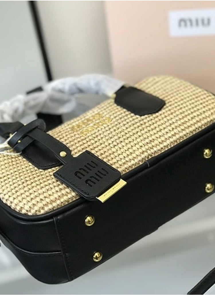 Miu Miu Bowling Pleated Vintage Crossbody Shoulder Bag  - Image 3