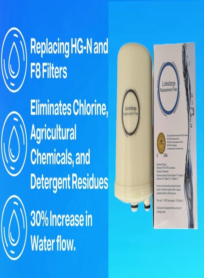 Loiesitarge High Grade Water Filter Replacement, Removal of Chlorine for the Leveluk Kangen 8-1Pcs - Image 3