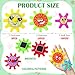 Relaxweex 36 Pcs Magnetic Gears Interchangeable Learn Magnetic Spinning Gears for Magnetism Refrigerator or Whiteboard Emoticon - Image 4