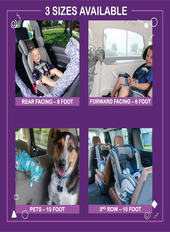 Noggle نوجل توربو باور، 6 قدم - نظام تكييف هواء شخصي للأطفال، صنع في الولايات المتحدة - يوجه الهواء البارد إلى المقعد الخلفي، خرطوم فتحة تكييف الهواء مع مروحة كهربائية، يجعل المقعد الخلفي بارداً مرة أخرى - أسود - Image 5