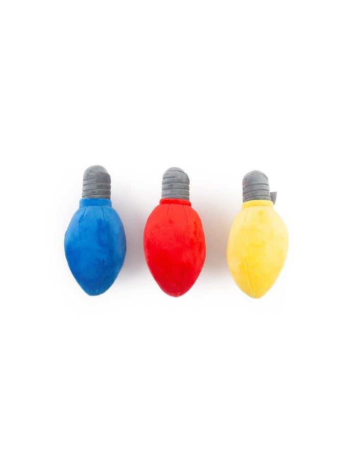Midlee Plush Christmas Lights Dog Toy- Set of 3 - Image 4