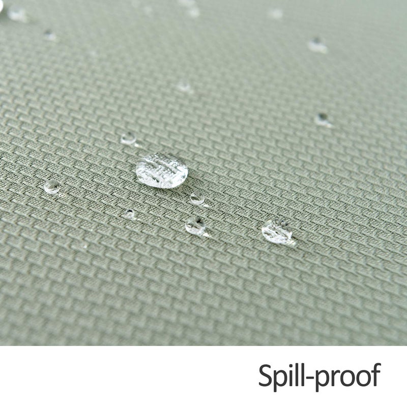 maxmill Textured Rectangular Tablecloth Water Resistance Antiwrinkle Spillproof Soft Jacquard Table Cloth for Dining Room, Buffet Banquet Parties and Holiday Dinners, 60 x 104 Inch, Sage Green - Image 5