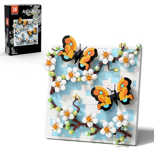 TG BLOCKS Micro Brick Natural World Building Set 3D Wall Art Home Office Decoration or Table Display Creative Building Craft Set Ideas Gift Building Toy for Teens Ages 8 Kids Adults - Image 1