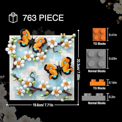 TG BLOCKS Micro Brick Natural World Building Set 3D Wall Art Home Office Decoration or Table Display Creative Building Craft Set Ideas Gift Building Toy for Teens Ages 8 Kids Adults - Image 5