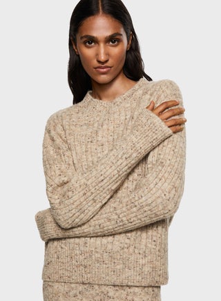 Round Neck Knitted Sweater