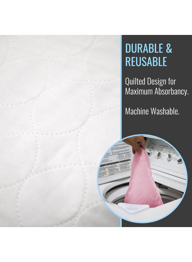 DMI DMI Washable Underpads for Caregiving, Hospitals, Washable Pee Pads for Dogs, FSA & HSA Eligible, Bed Pads for Adults, Babies & Furniture, 34″x 36″, 4 Count (Pack of 1) - Image 1