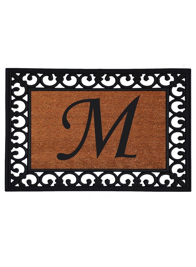 Calloway Mills 180041925M Monogram Insert Doormat 19" x 25" (LETTER M) - Image 1