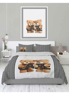 SHATTA Printed Comforter Set Single Size 220x 180 cm -Multicolour  - Image 1
