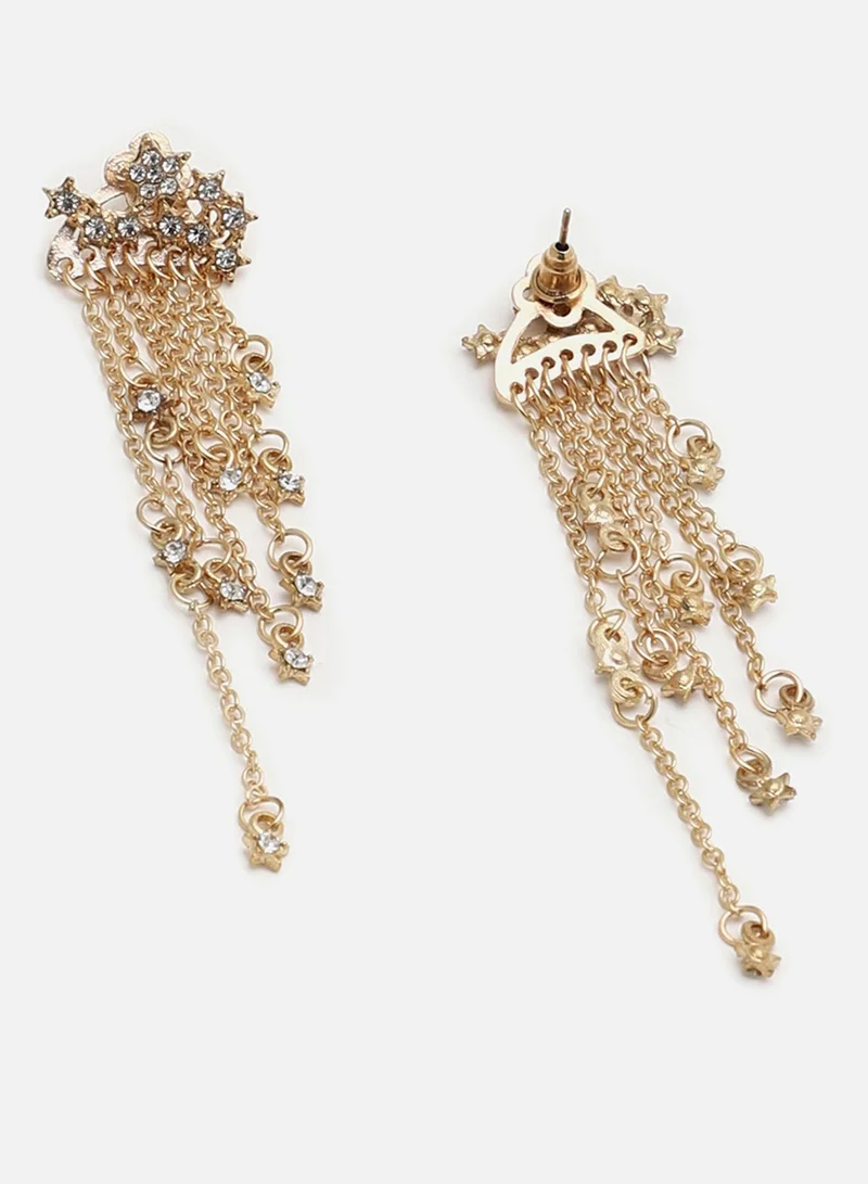 SOHI Stones Drop Earrings