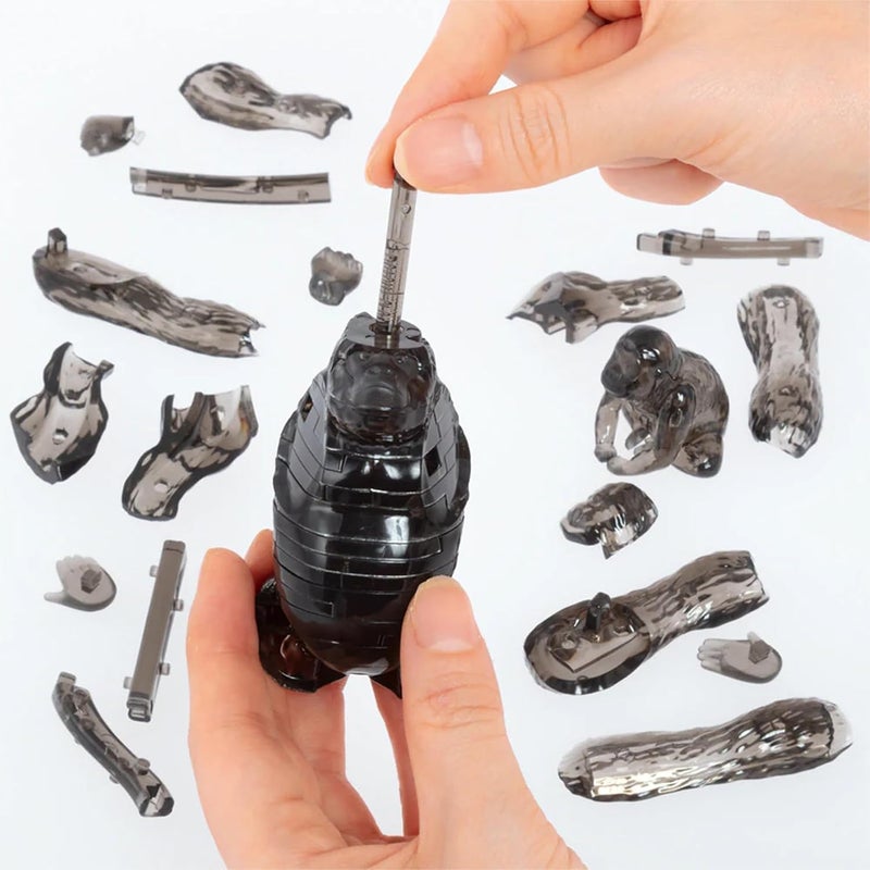 BePuzzled Gorilla and Baby Original 3D Crystal Puzzle Perfect for Puzzlers Ages 12 and Up Challenging to Complete and Beautiful to Display Collect Them All - Image 5