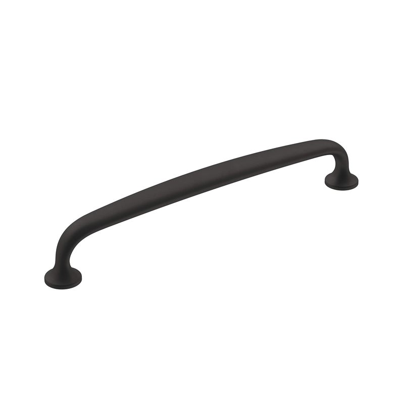 Amerock Cabinet Pull Matte Black 6516 inch 160 mm CentertoCenter Renown 1 Pack Drawer Pull Cabinet Handle Cabinet Hardware
