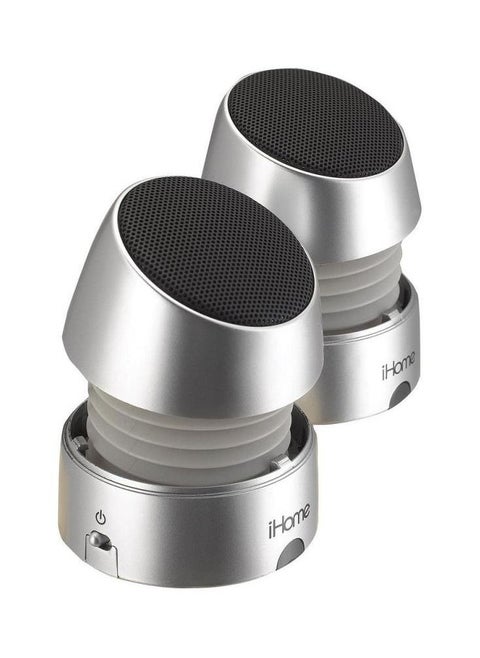 iHome Rechargeable Mini Speaker Silver