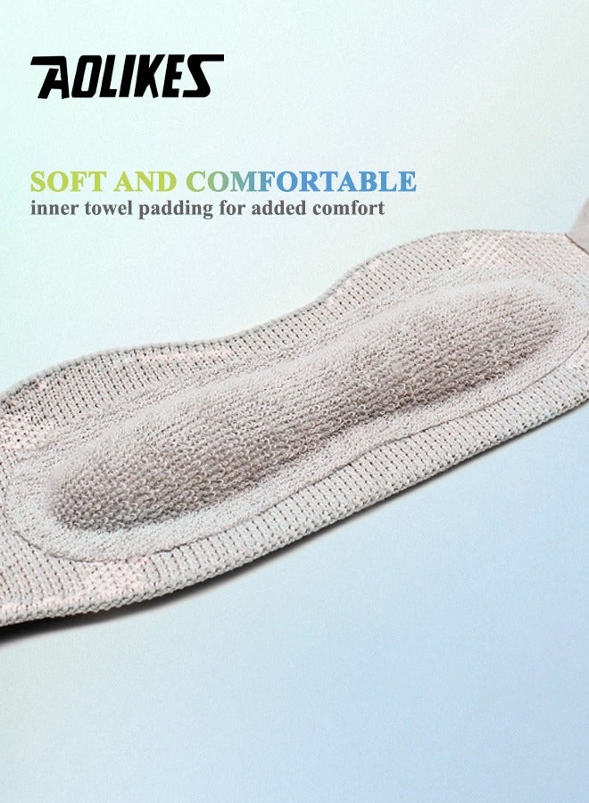 AOLIKES 1 Pack Premium Sports Patella Strap, Adjustable, Breathable & Shock Absorption Patella Band, Patella Tendon Knee Support for Sport, Workout, Fitness, Meniscus Tear, Arthritis, ACL, Joint Pain Relief (One Size, Indigo) - Image 4