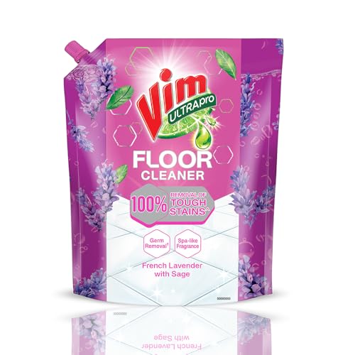 Vim Floor Cleaner: 1.8L | French Lavender with Sage | 100% Removal of stains for complete clean floors & long lasting fragrance - Image 1