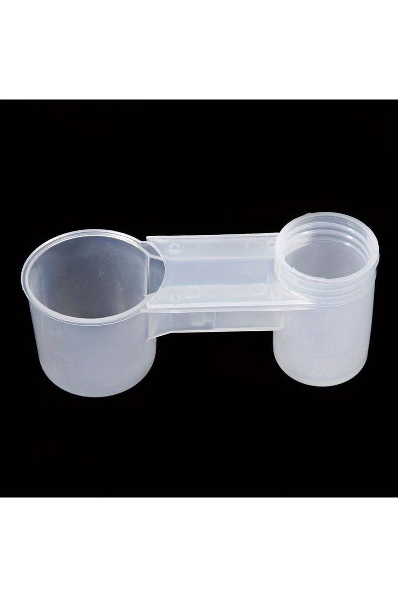 إيروريكس قطعة واحدة بلاستيكية عملية لإطعام الطيور، كوب ماء للشرب، وعاء لإطعام الطيور والحمام والببغاء