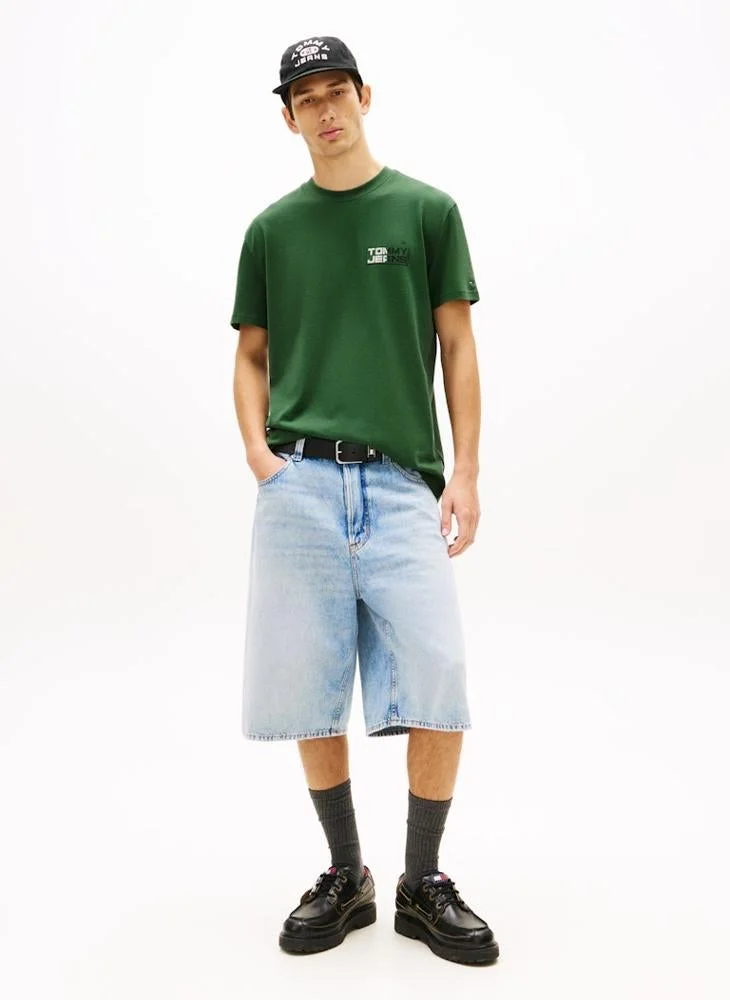 TOMMY JEANS  Back Logo Relaxed Jersey T-Shirt for Men | Best Price UAE