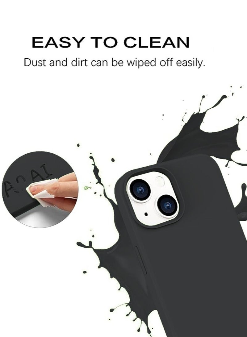 iPhone 15 Mobile Case Cover with Soft Liquid Silicone Protection Anti-Scratch Shockproof Accessories Slim Protective Back Cover with Comfortable Hold Touch Feeling and Anti-fingerprint - Image 3