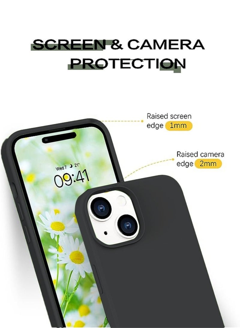 iPhone 15 Mobile Case Cover with Soft Liquid Silicone Protection Anti-Scratch Shockproof Accessories Slim Protective Back Cover with Comfortable Hold Touch Feeling and Anti-fingerprint - Image 2