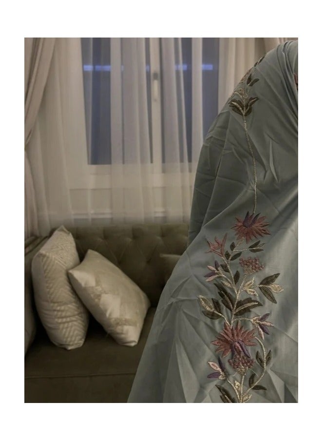 Gerenic Luxury 3-Piece Embroidered Prayer Rug Set - Tiffany - Image 5