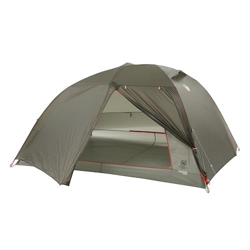 Big Agnes Copper Spur UL - Backpacking Tent For Camping, 3 Season, Ultralight, Waterproof, Anodized Poles, Lichen Green/Mercury, 3 Person XL - Image 1