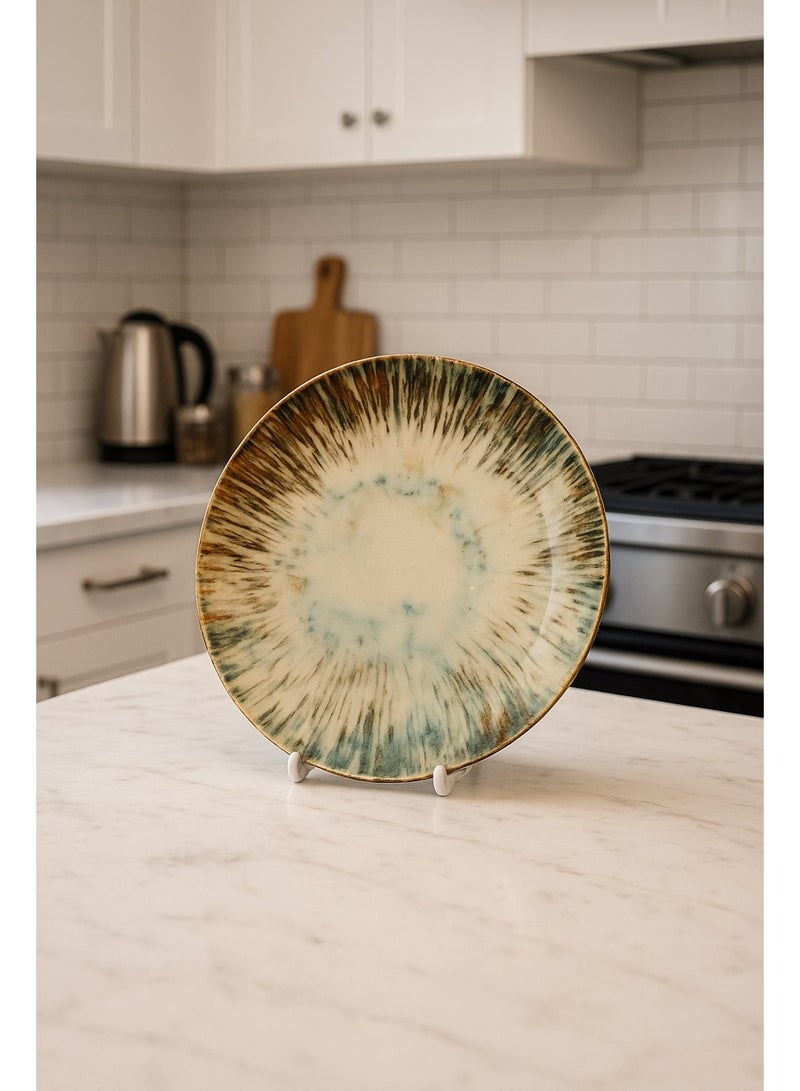 أوزو طقم صحون فاخر  بورسلان تركي  مكون من 36 قطعه مناسب ل 6 اشخاص - Image 2