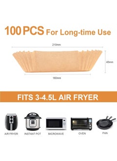 100 Pieces Airfryer Baking Paper Square Plate Model Oil Paper - pzsku/ZA6976026E5881EAB6D34Z/45/_/1725793739/e47f0c0d-18af-4eff-8d7e-9f4414d427de