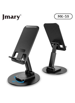 Jmary MK-59 Phone Holder With 360° Rotation Phone Stand Desk For Smartphones With Adjustable Angle Height Black - pzsku/ZA6976C8CECD7E7CD4FEFZ/45/1750050132/a8d91298-1e0d-472d-8cf0-833350592c5b