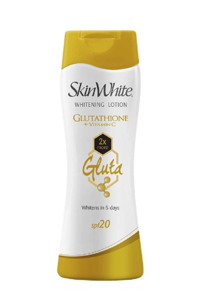 سكين وايت لوشن تبييض الجلوتاثيون + فيتامين سي بعامل 20 حماية من الشمس 200 مل