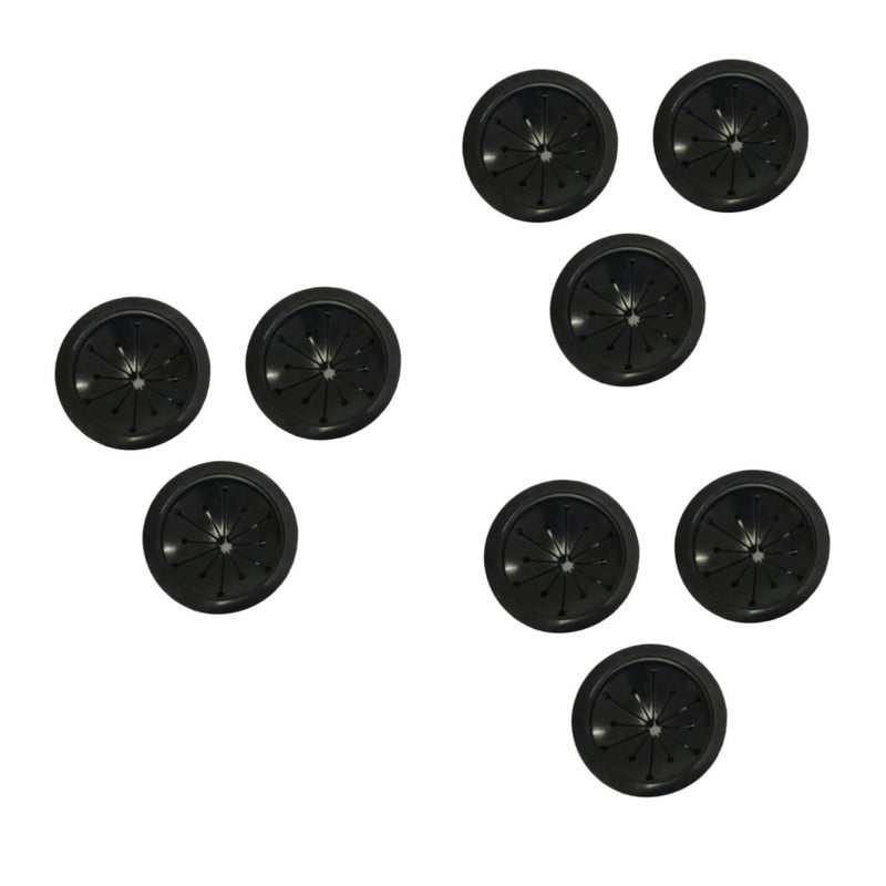Seal Ring 3Pcs 8x8x1 3cm Black Rubber Grease Splatter Guard for Waste Processor - Image 2