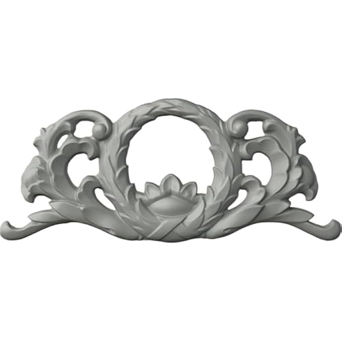 ONL11X04WR 11 1/4-INCH W X 4 3/4-INCH H X 5/8-INCH P WREATH CENTER ONLAY - Image 2