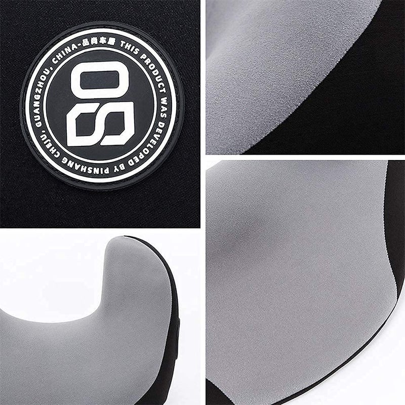 Ostin Ostin Headrest Travel Pillow Memory Foam Car Seat Pillow with Washable Pillow case UShape Support Release for Neck Pain Portable for Airplane Office Nap Reading Sleeping  - Image 4