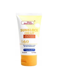 Skin Doctor Sunblock Cream SPF60  50 ml  - Image 1