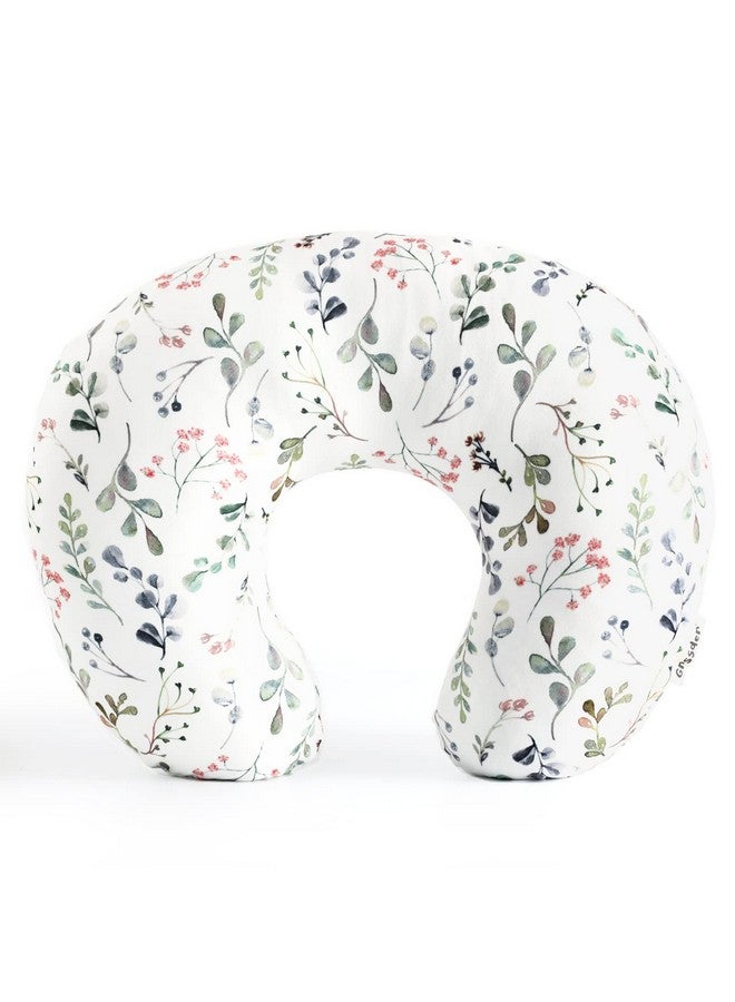 GRSSDER غطاء وسادة الرضاعة GRSSDER قابل للتمدد من مينيكي، أغطية رضاعة قابلة للإزالة لوسائد الرضاعة، غطاء فائق النعومة ومريح للفتيات، نمط زهور أنيق - Image 1